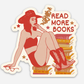 Read More Books Sticker – Cowgirl Style