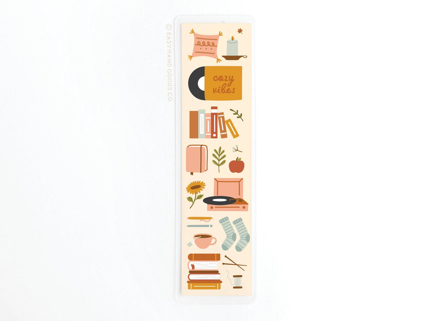 Cozy Vibes Laminated Bookmark