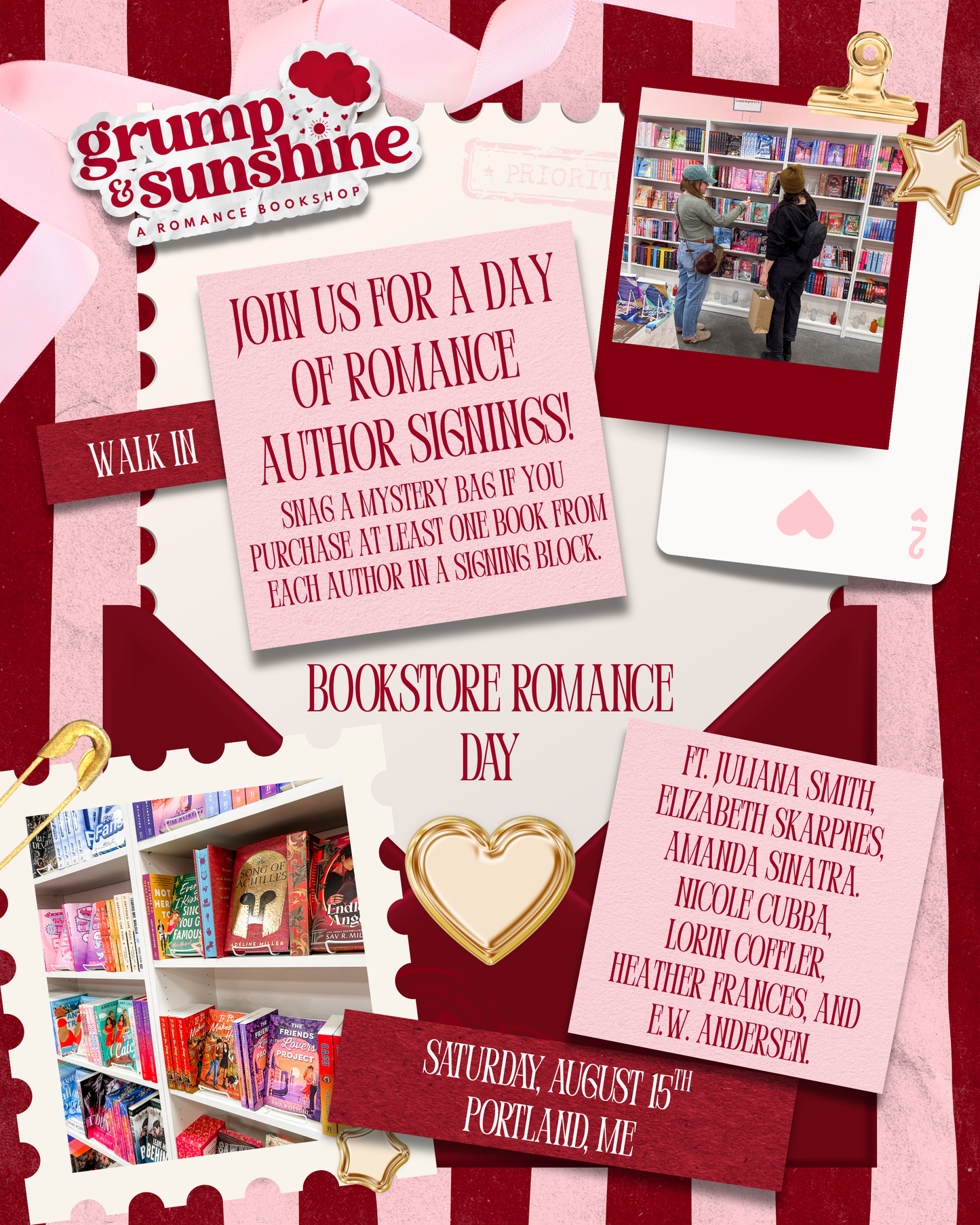✨ Celebrate Bookstore Romance Day with us at Grump & Sunshine! ✨