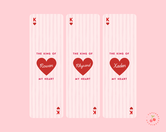 The King of My Heart - Bookmarks