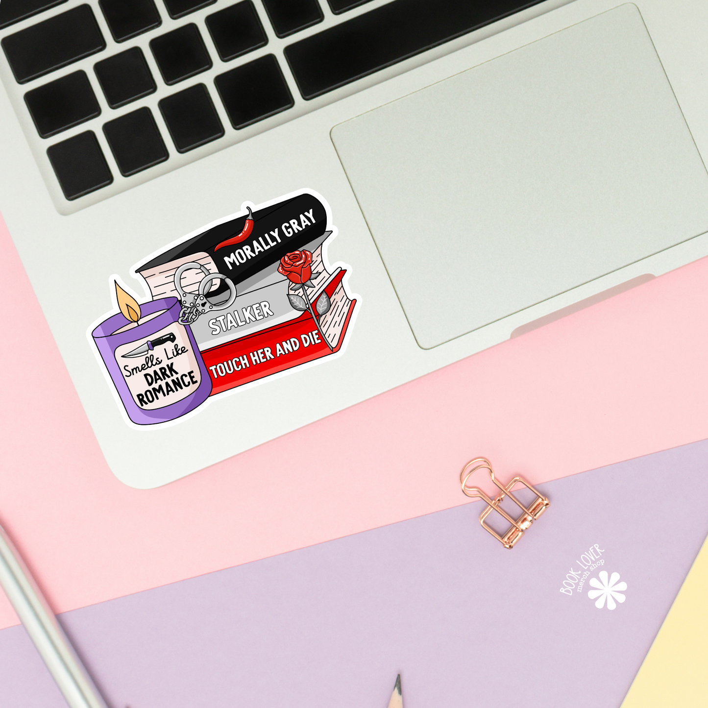 Smells Like Dark Romance Stickers / Bookish Stickers / Book