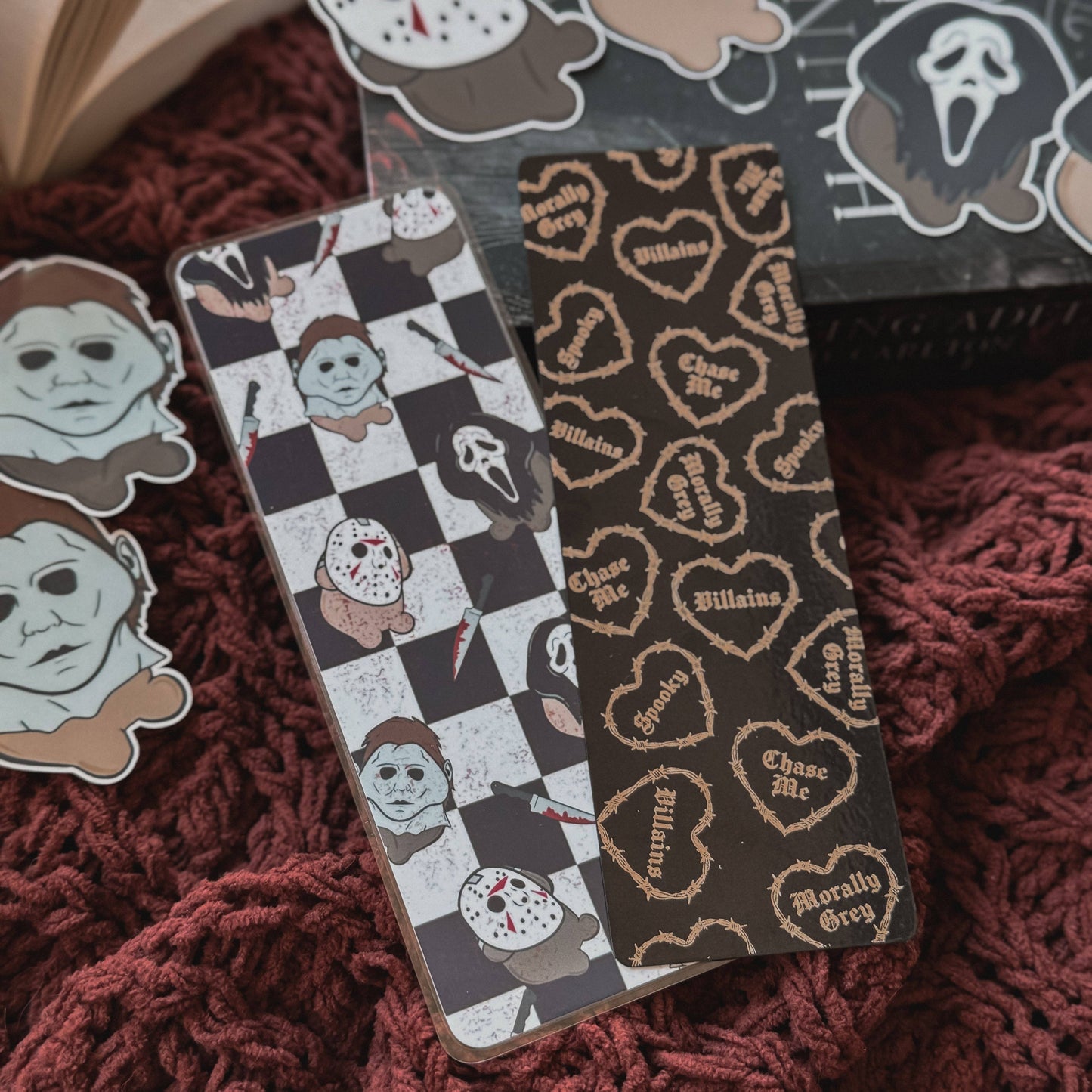 Dark Romance Masked Peens Bookmark
