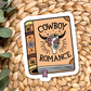 Book Bookish Cowboy Smut Romance Waterproof Vinyl Sticker
