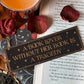 Book Lover Tragedy Foil Bookmark