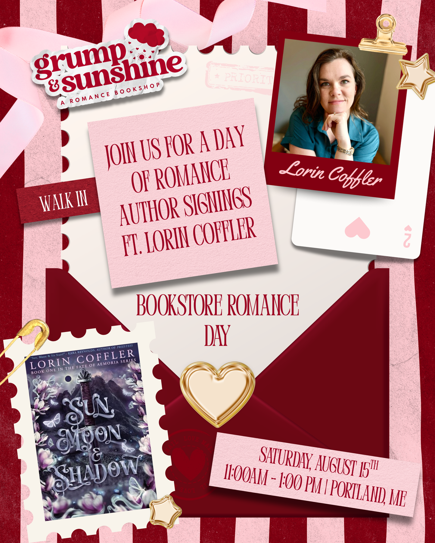 ✨ Celebrate Bookstore Romance Day with us at Grump & Sunshine! ✨