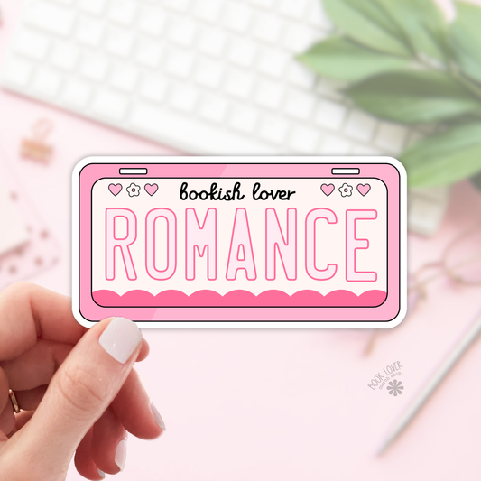 Romance Plate Stickers / Bookish Stickers / Book Lover Gift