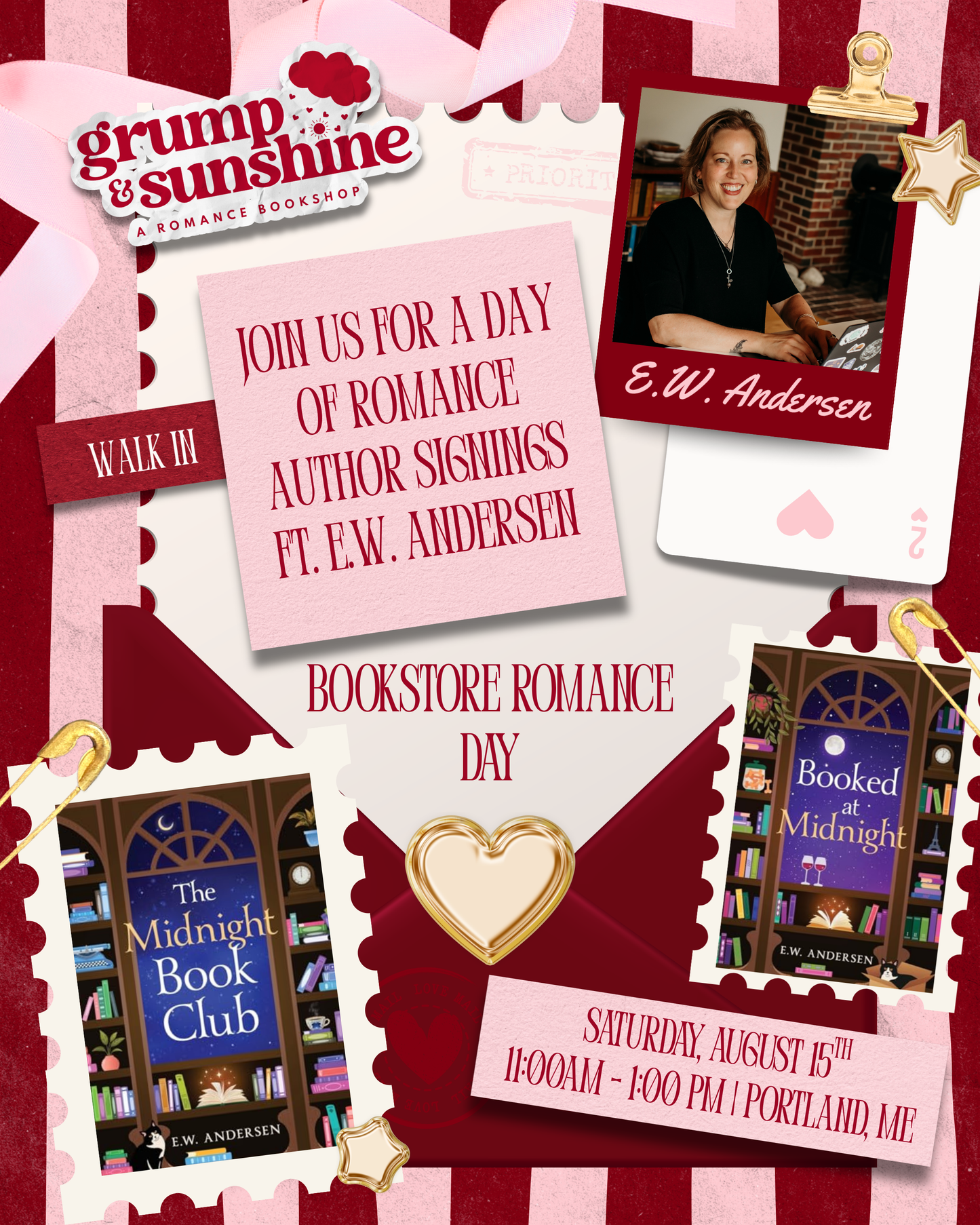 ✨ Celebrate Bookstore Romance Day with us at Grump & Sunshine! ✨