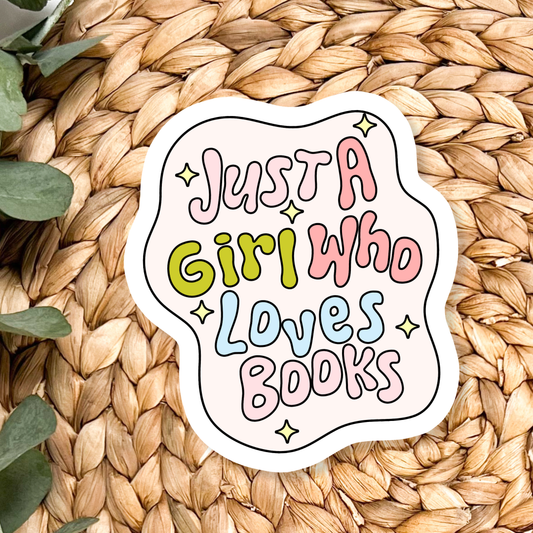 Book Bookish Books Funny Relatable Waterproof Vinyl Sticker