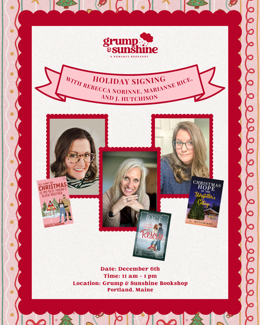 Grump & Sunshine's Holiday Signing