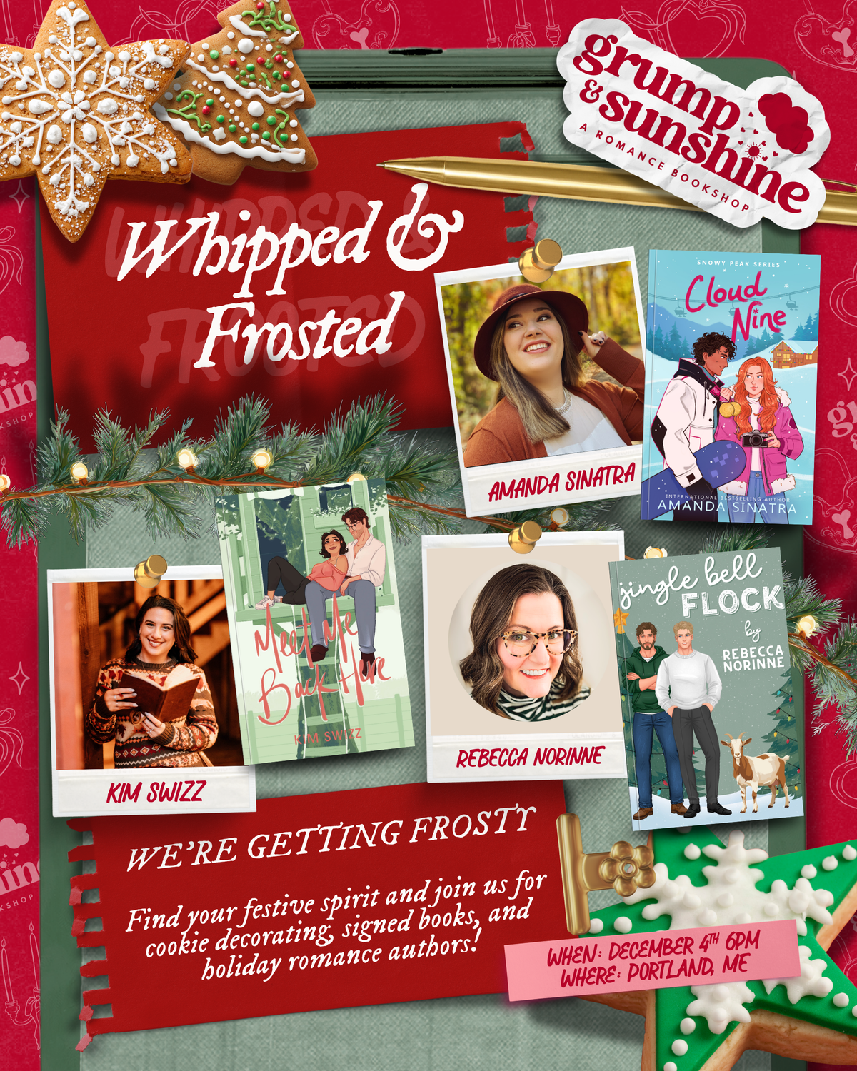 Whipped & Frosted — A Holiday Romance & Cookie Decorating Event
