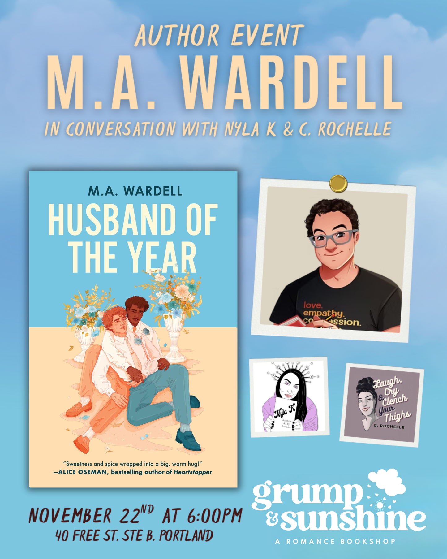 M.A. Wardell in Conversation with Nyla K. and C. Rochelle