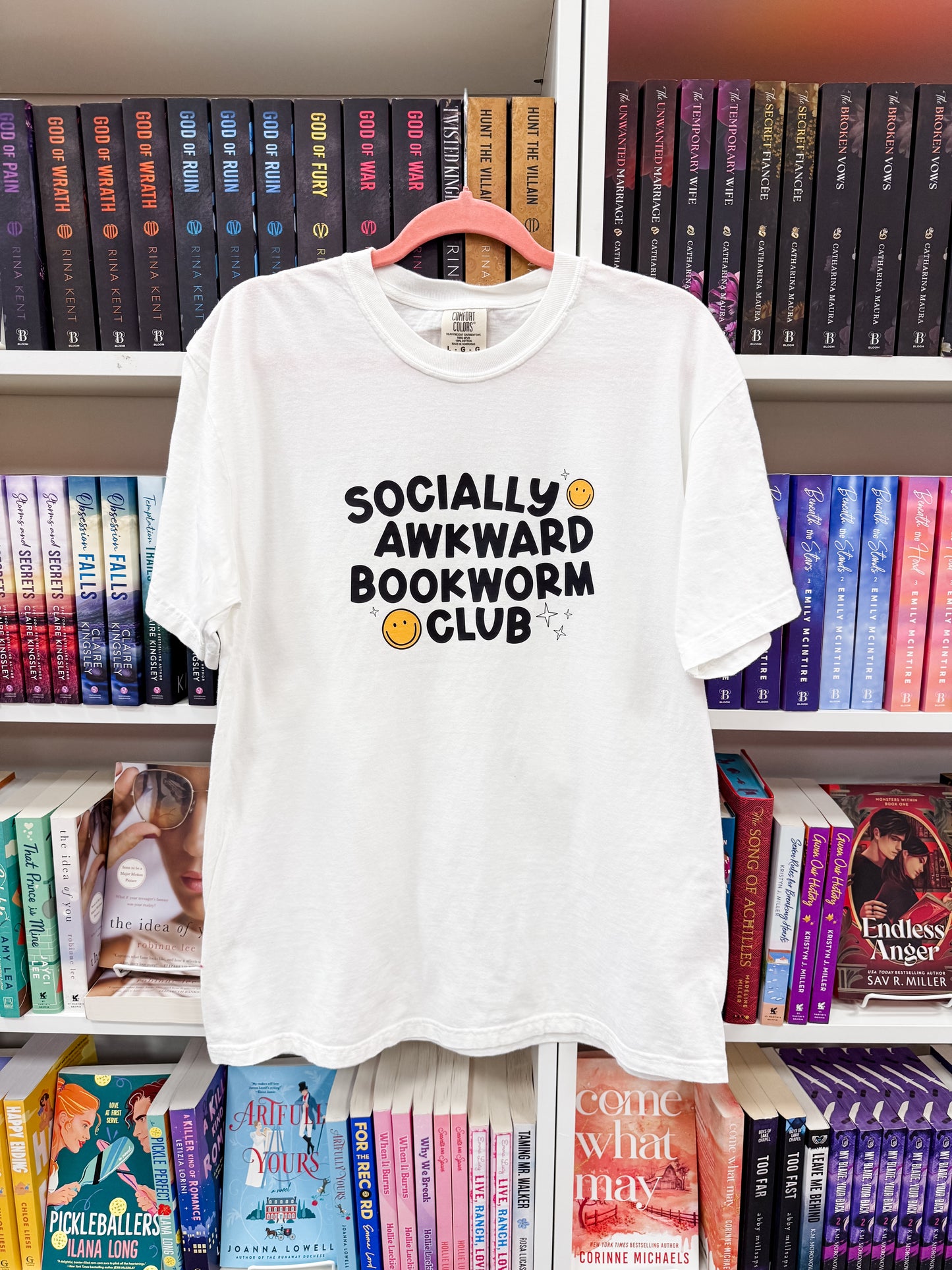 Socially Awkward Bookworm Bookclub T Shirt