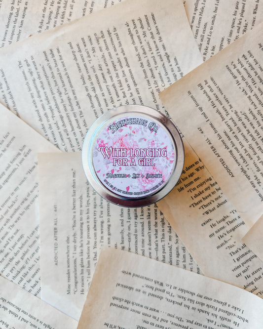 With Longing for a Girl Candle | Nightshade Co.
