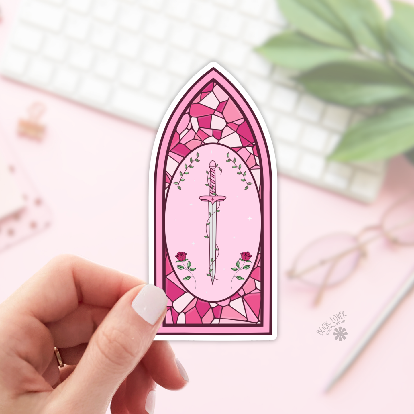 Romantasy Stained Glass Stickers