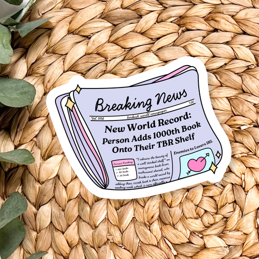 Book Bookish Bookstore Waterproof Vinyl Sticker