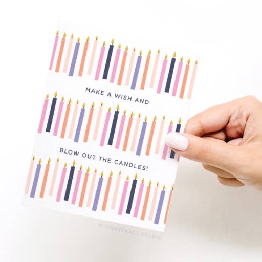 Make a Wish and Blow Out the Candles Greeting Card