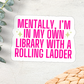 Book Bookish Books Funny Relatable Waterproof Vinyl Sticker