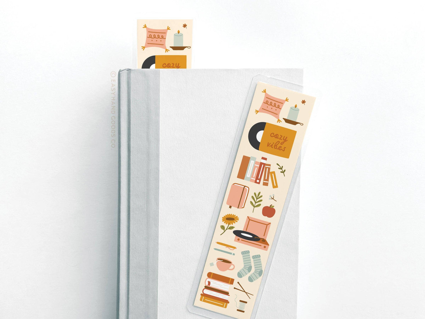 Cozy Vibes Laminated Bookmark