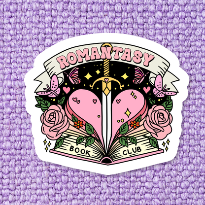 Book Bookish Bookstore Smut Romance Waterproof Vinyl Sticker