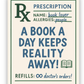 Book Prescription Sticker – Book RX Vinyl for Readers & Book