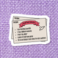 Romance Smut Book Bookish Books Waterproof Vinyl Sticker