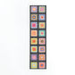 Granny Squares Crochet Blanket Laminated Bookmark