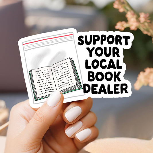 Support Local Book Dealer Sticker