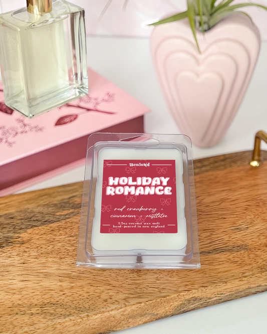 Holiday Romance Wax Melt - Book-Inspired Luxury Scented Melt